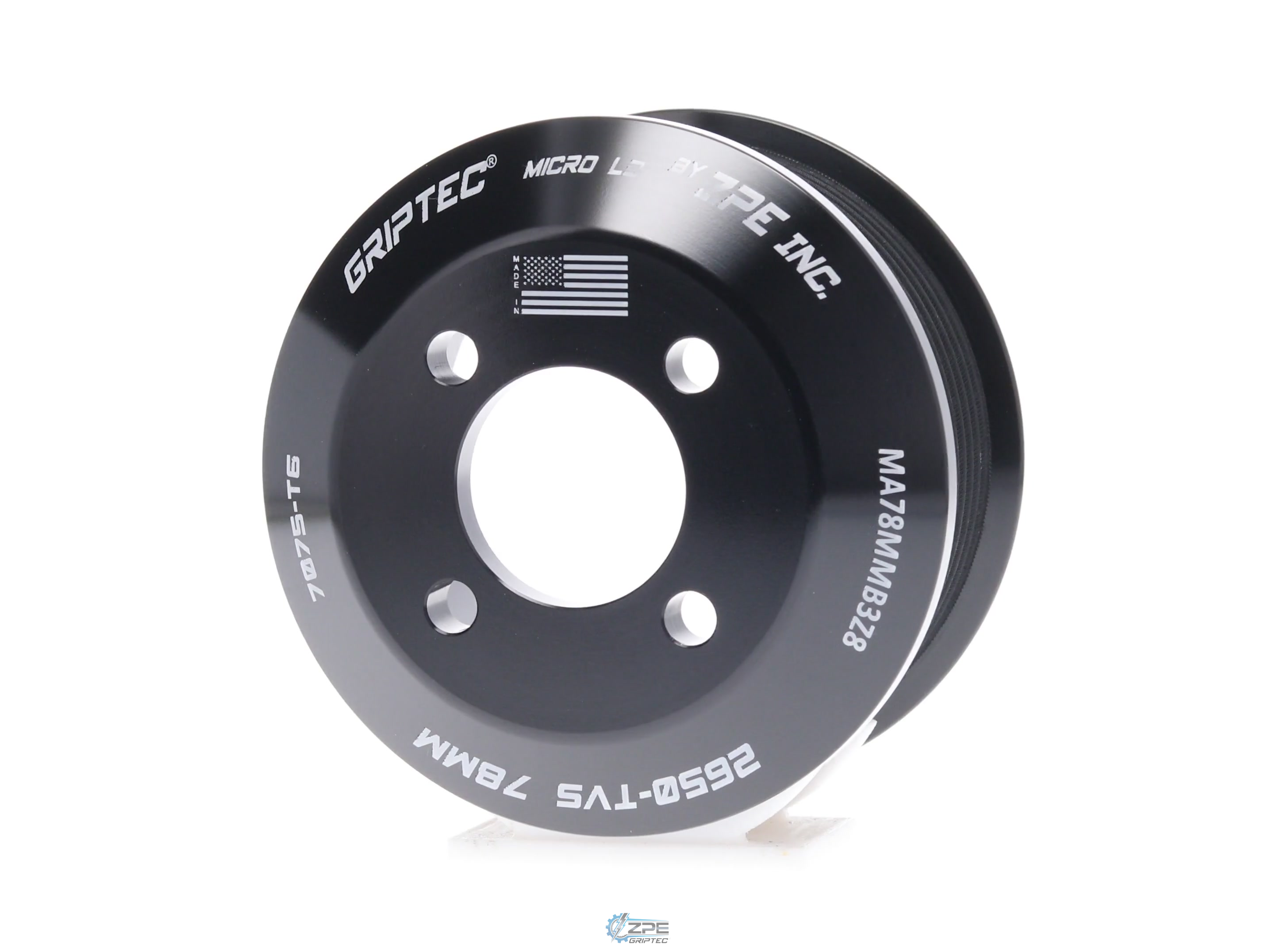GripTec 8 Rib 2-Piece Pulley for TVS2650 LSA and LT4