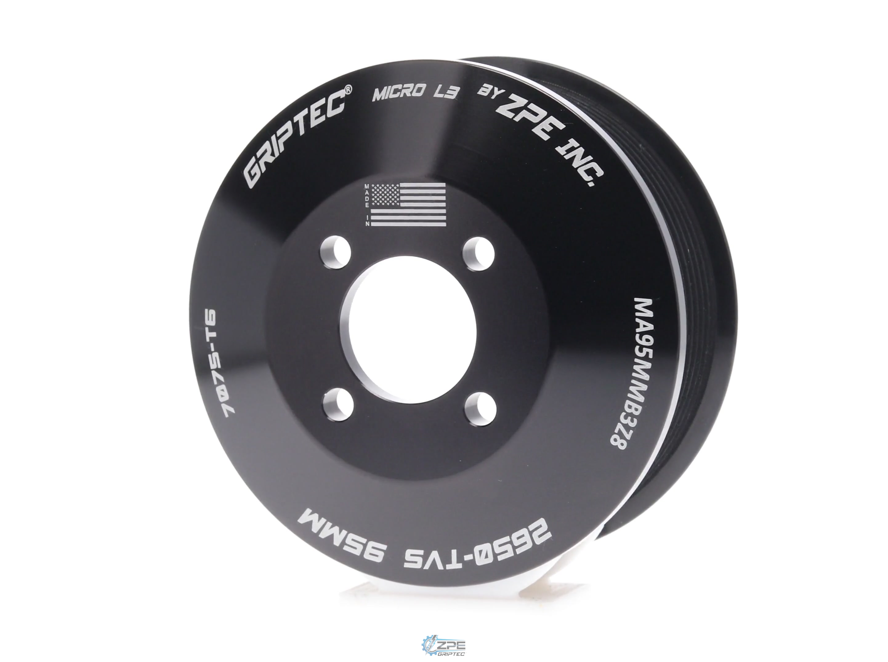 GripTec 8 Rib 2-Piece Pulley for TVS2650 LSA and LT4