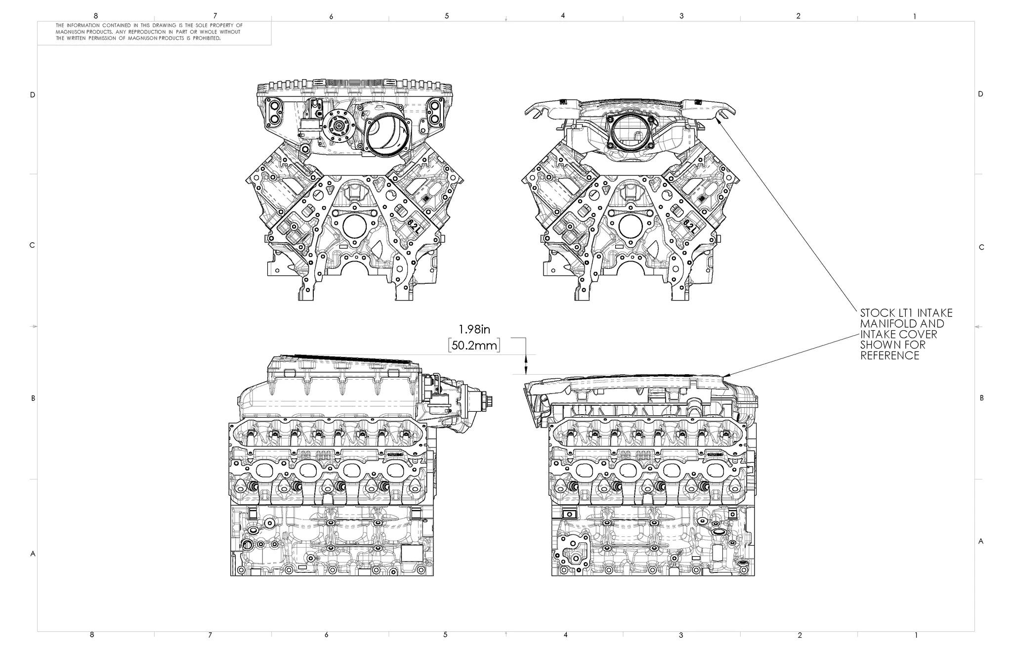 Magnum TVS2650 LT1/LT4 Hot Rod Kit with Corvette Drive