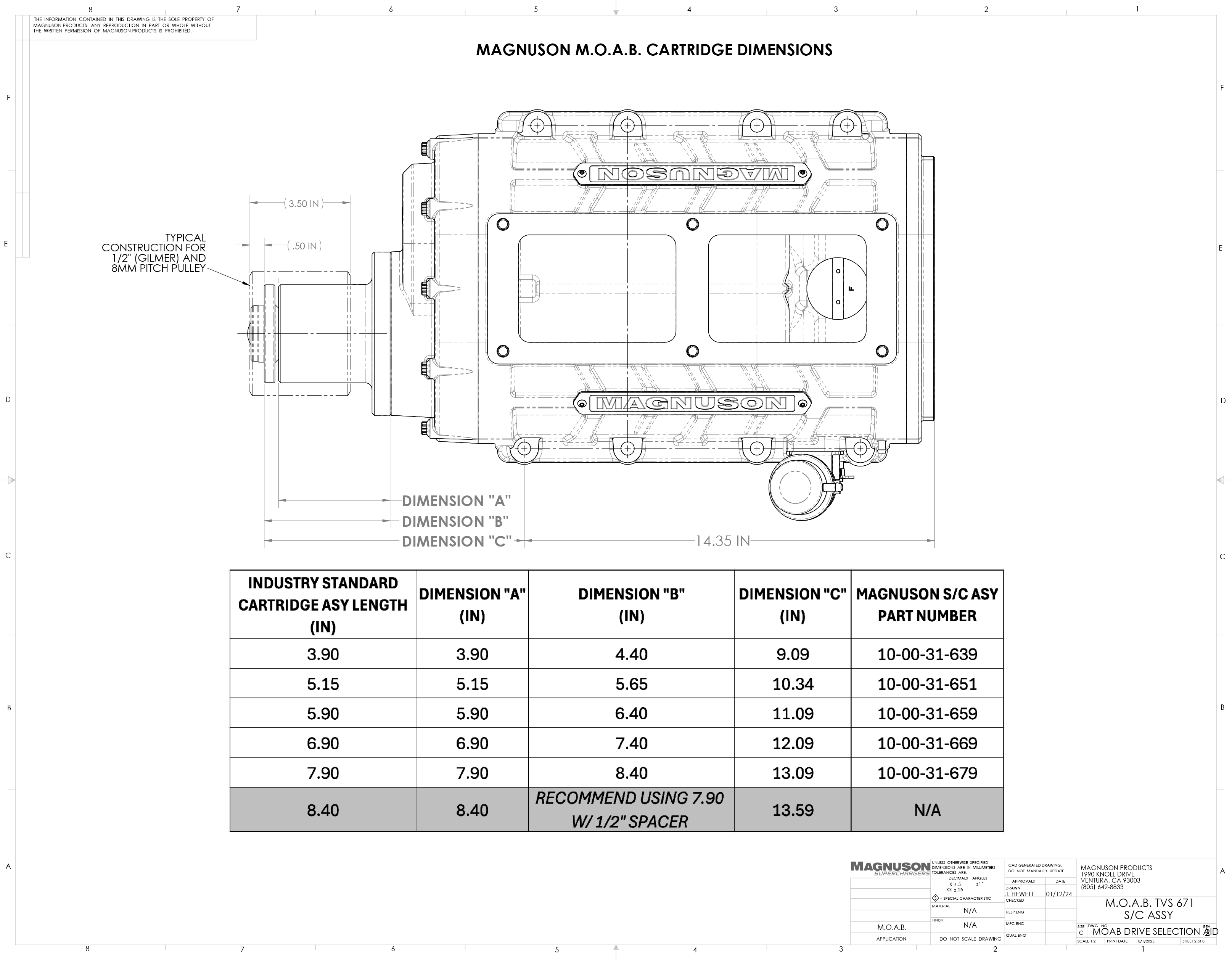 M.O.A.B. Mother of All Blowers TVS3100 Supercharger