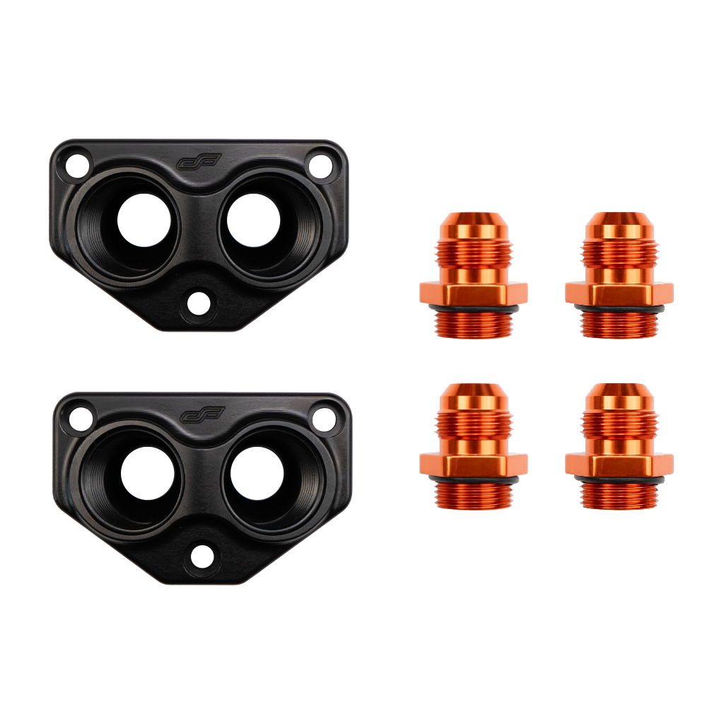 ColorFittings X Magnuson 2650 Supercharger Manifold Adapter Plates – Billet Aluminum (Pair of 2)