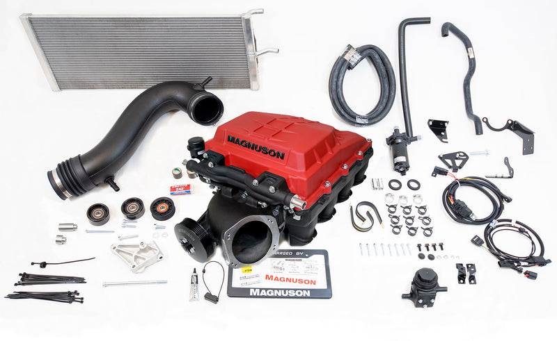 Complete Kit Image for GM Truck and SUV L87 6.2L TVS2650 Magnum Supercharger System