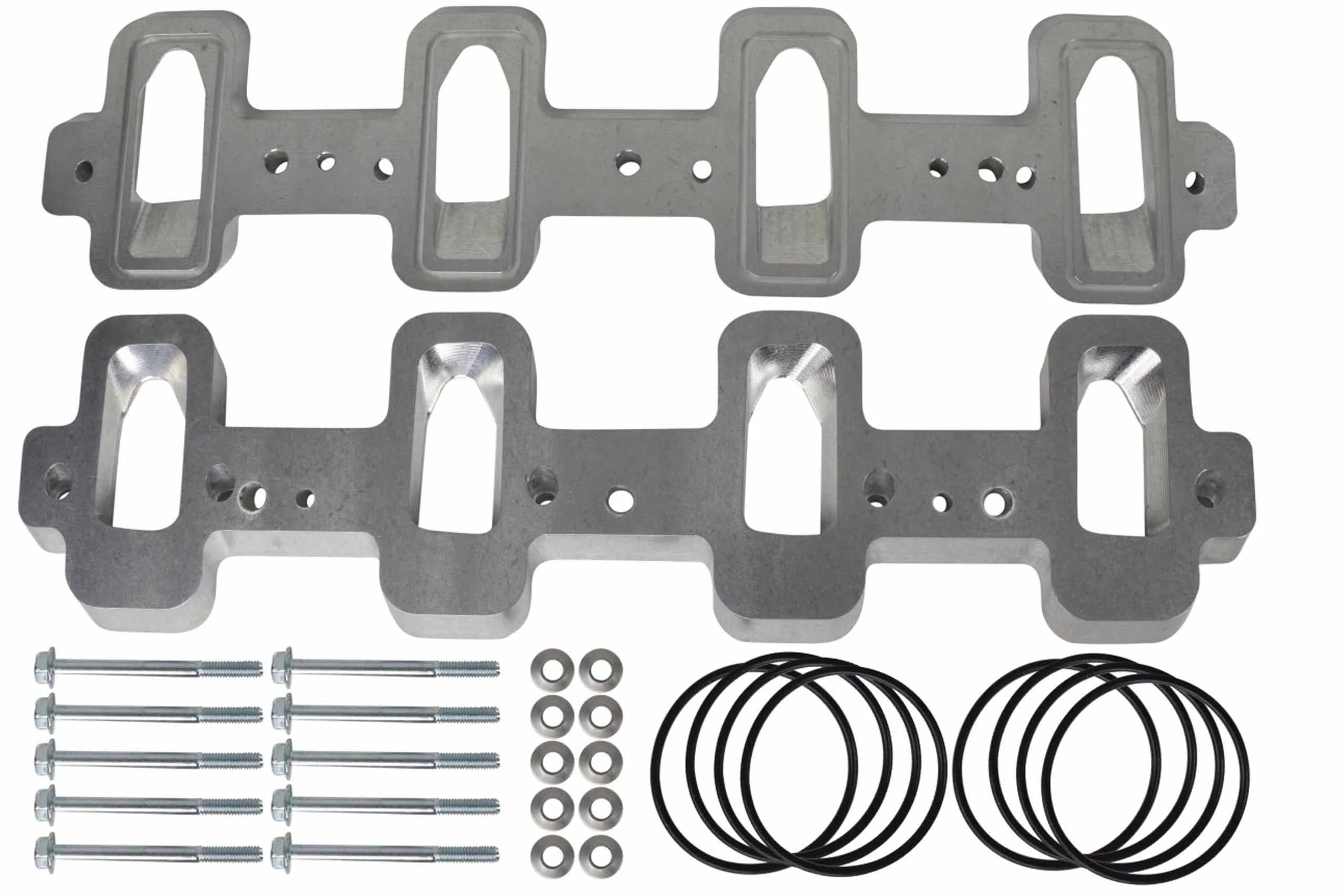 ICT Billet Cathedral Port Cylinder Head To LS3 Rectangle Port Intake Manifold Adapter