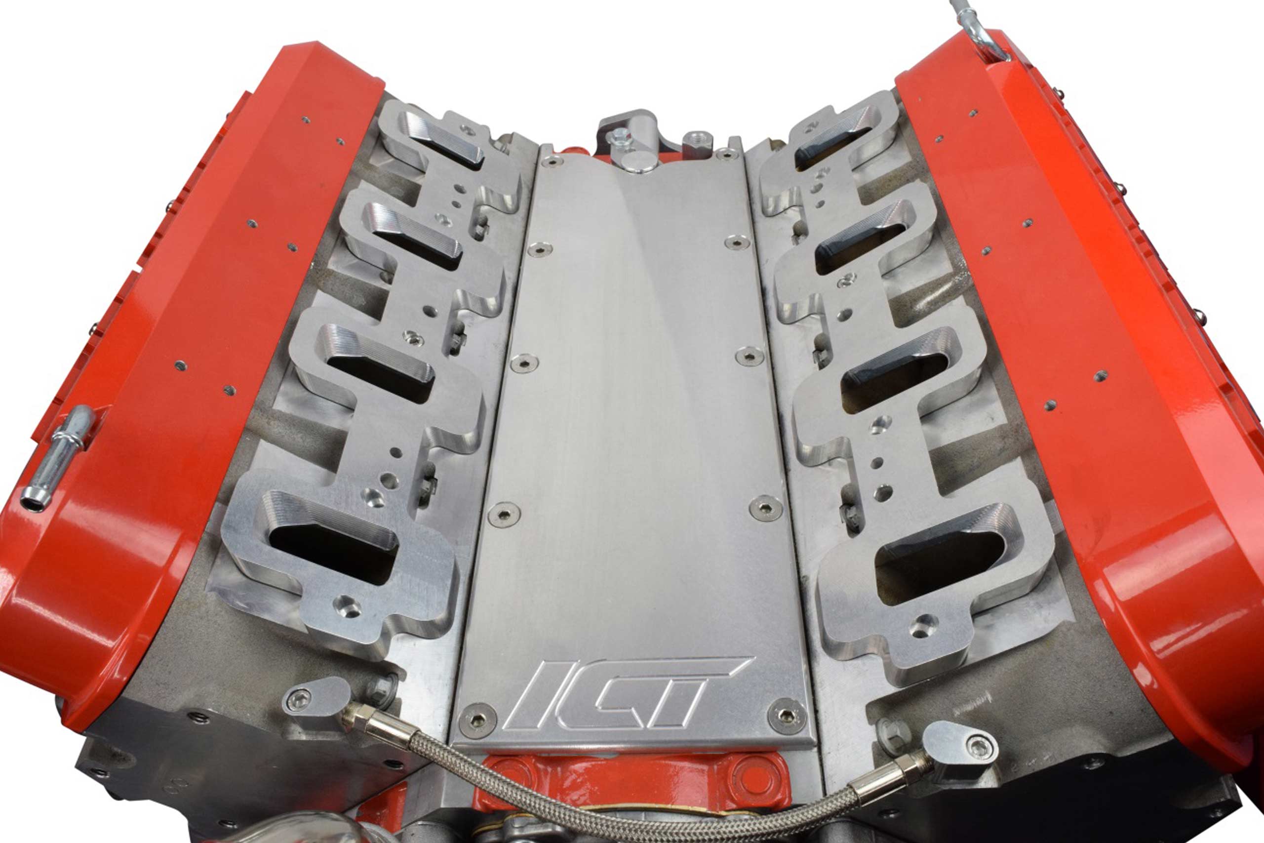 ICT Billet Cathedral Port Cylinder Head To LS3 Rectangle Port Intake Manifold Adapter
