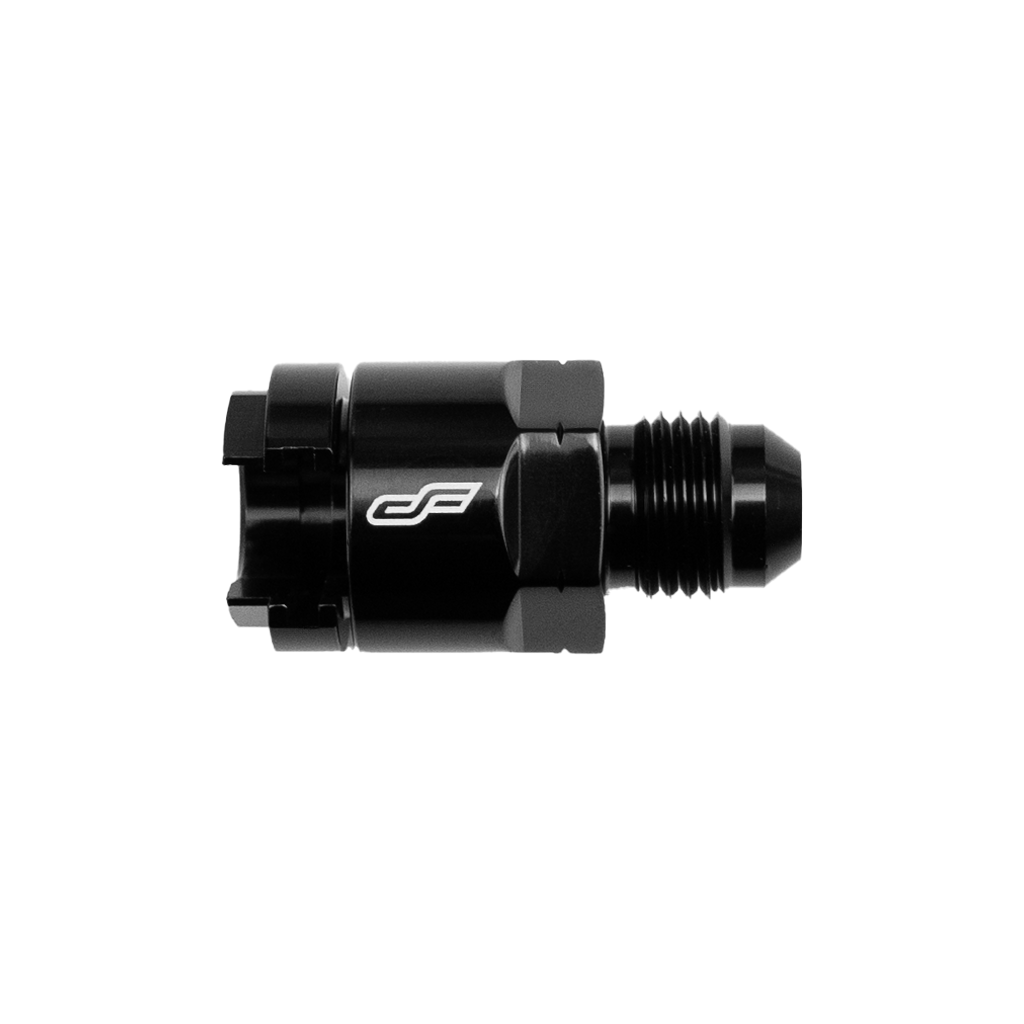 EFI Connector AN6 to 5/16" Quick Connect (Threaded Style)