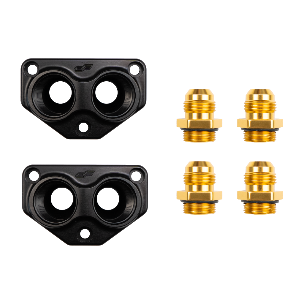 ColorFittings X Magnuson 2650 Supercharger Manifold Adapter Plates – Billet Aluminum (Pair of 2)