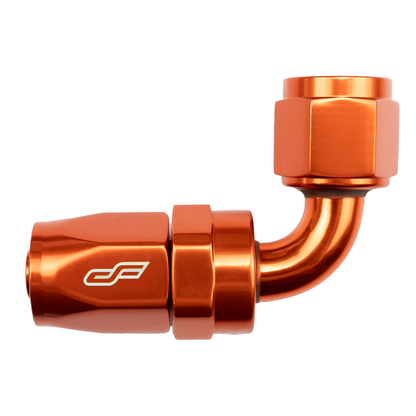 -6 AN 90 Degree Female Aluminum Hose End Fitting