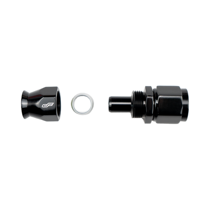 -8 AN Straight Female Aluminum Hose End (PTFE)