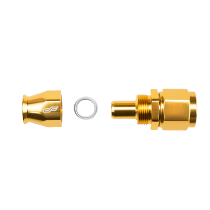 -6 AN Straight Female Aluminum Hose End (PTFE)