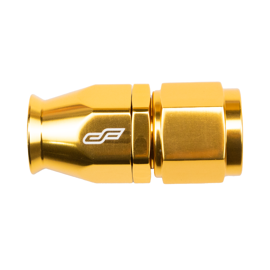 -8 AN Straight Female Aluminum Hose End (PTFE)