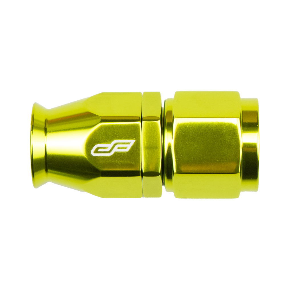 -8 AN Straight Female Aluminum Hose End (PTFE)