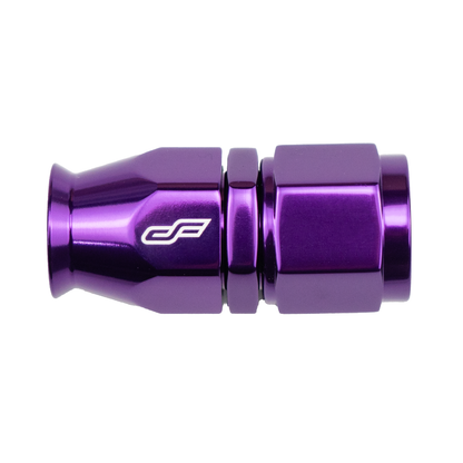 -8 AN Straight Female Aluminum Hose End (PTFE)