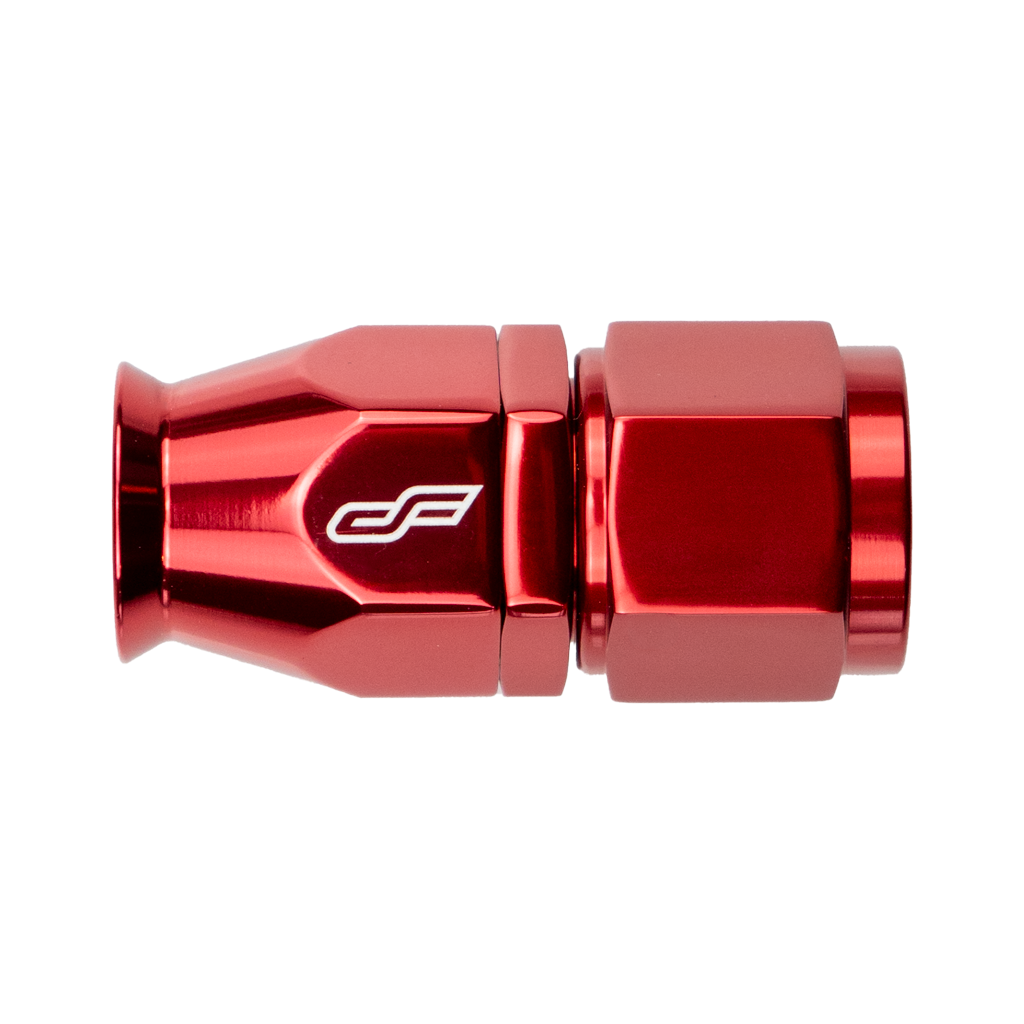 -6 AN Straight Female Aluminum Hose End (PTFE)