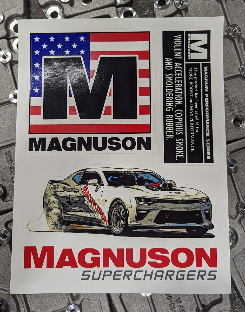 Supercharged Sticker Pack – Magnuson Superchargers