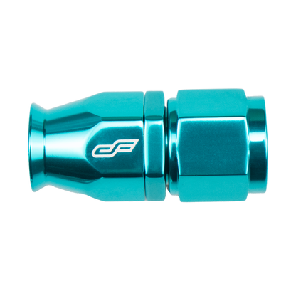 -8 AN Straight Female Aluminum Hose End (PTFE)